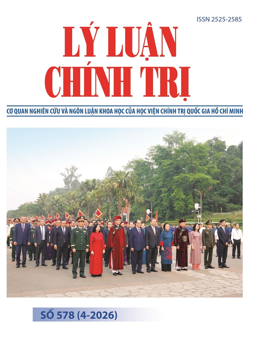 					View No. 4 (2026): Tạp chí Lý luận chính trị số 578 (4-2026)
				